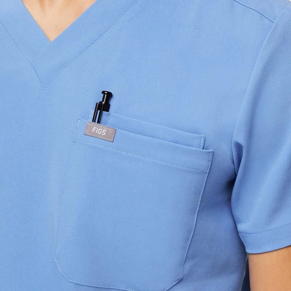 Figs • Pisco / Leon Ceil Blue Scrub Set - S Short